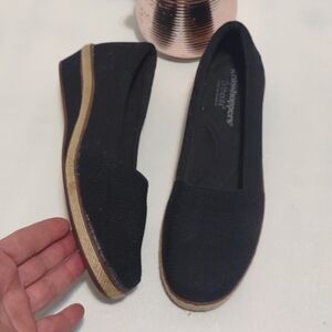 Black Slip-On Women's Shoes